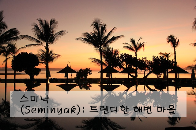 스미냑 (Seminyak): 트렌디한 해변 마을