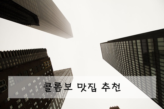 콜롬보 맛집 추천