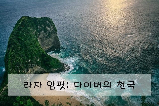 라자 암팟: 다이버의 천국