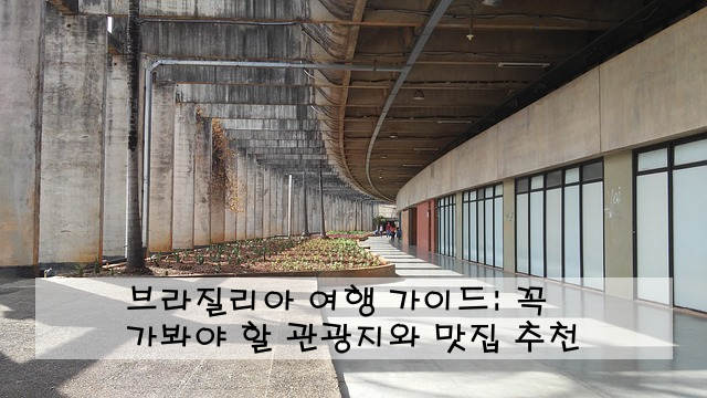 브라질리아 여행 가이드: 꼭 가봐야 할 관광지와 맛집 추천